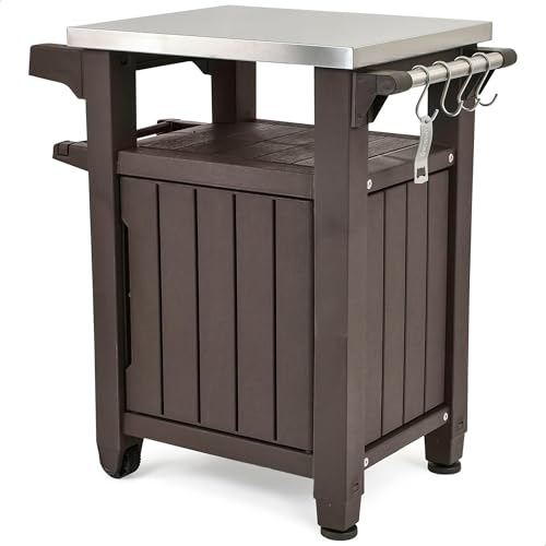 Unity Outdoor Grill Prep Table & Serving Cart