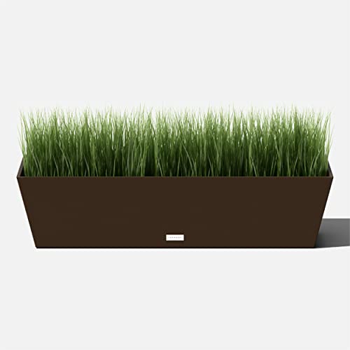 Pure Series Window Box Planter (Espresso / 36 inch)