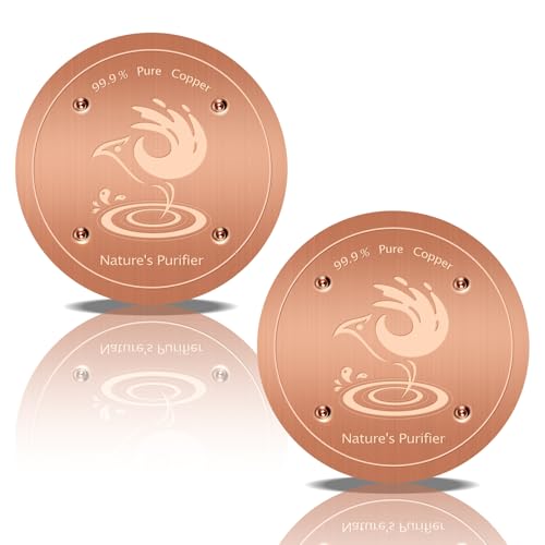 2 Pack Bird Bath Copper Disk (2Pcs)