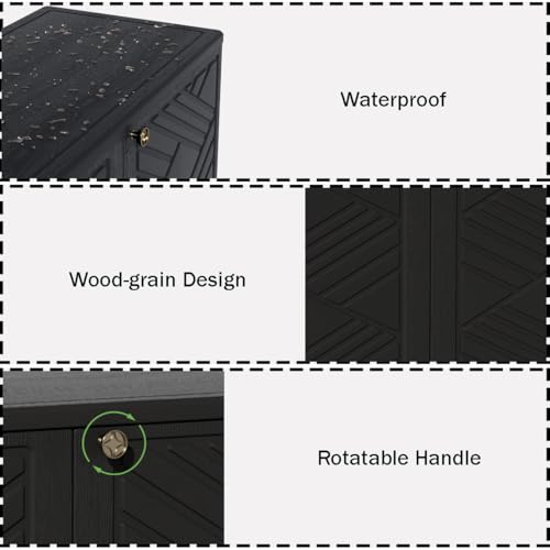 Outdoor Indoor Storage Box (Black1207-2)
