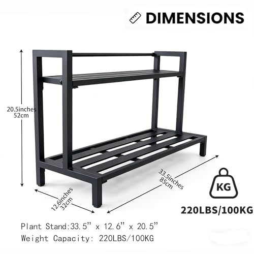Aluminum Plant Stand Lightweight (Large)