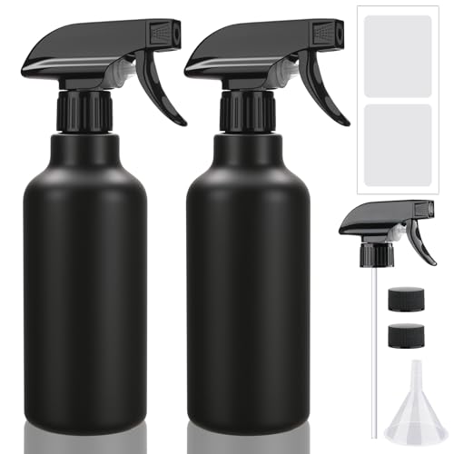 Spray Bottles 16.9oz (Black)