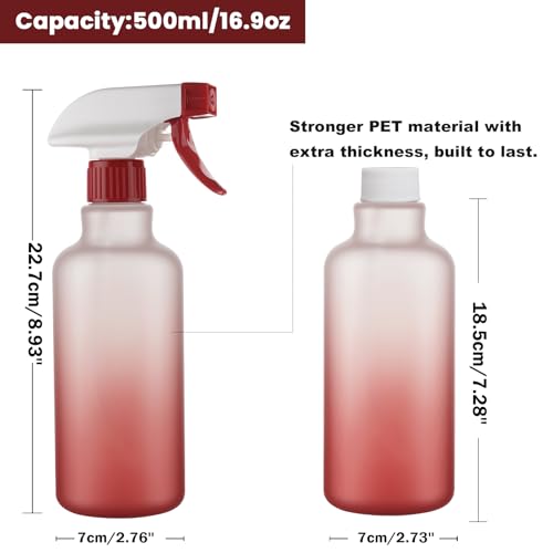 Spray Bottles 16.9oz (Red)