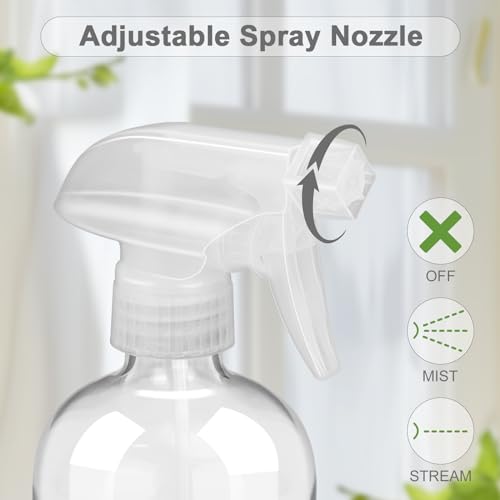 Glass Spray Bottles (2 Count)