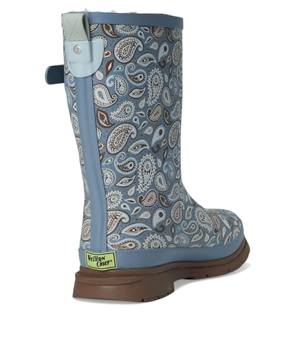 Faux Fur Mid Rain Boot (8 / Bandana)