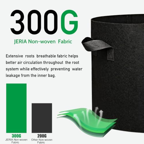 12 Pack 25 Gallon Grow Bags (12 Count)
