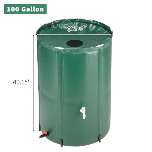 100 Gallon Collapsible Rain Barrel (100 Gallon / Green)