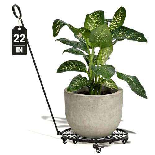 22 Inch Plant Rollers with Wheels (22in)