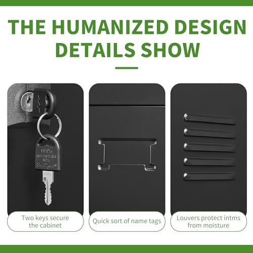 6 Doors Metal Lockers for Employees