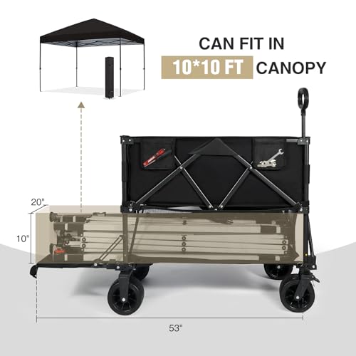400lbs Large Double Decker Wagon