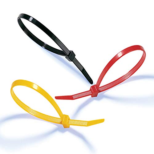 4 Inch Red Zip Ties (1000 Count)