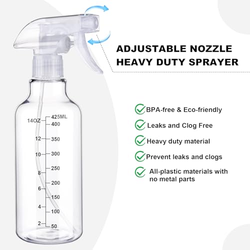 Plastic Spray Bottle (Clear-scale)
