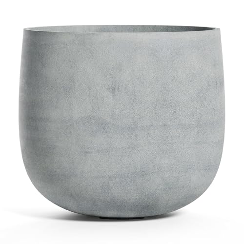 Mondo Round Indoor (Concrete Stone / 8.5 in diam. x 7.7 in)