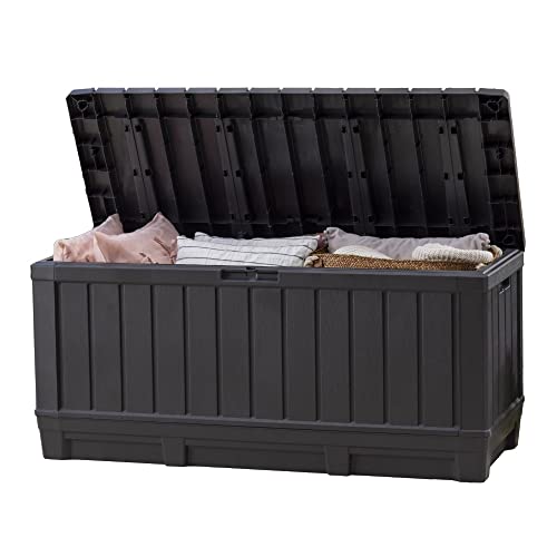 Kentwood 92 Gal Outdoor Storage Box for Patio and Pool Accessories