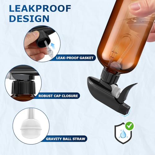 10oz Spray Bottle with Adjustable Nozzle (10 oz 3Pack)
