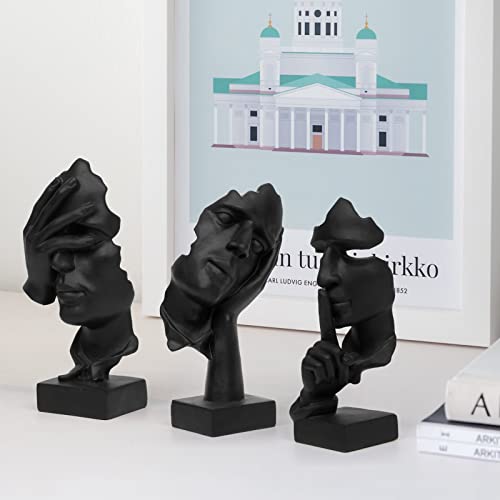 prosfalt 3 Pcs Thinker Statue (3 Count)