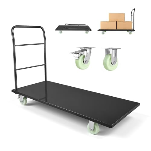 2000 LBS Heavy Duty Platform Truck (60.0 x 27.6 x 42.9 in/1525 x 700 x 1090 mm)