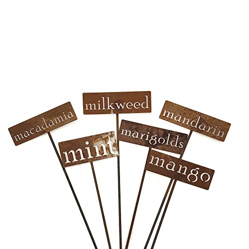 Classic Metal Garden Markers 19 Inches Tall