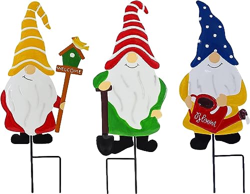 Garden Gnomes Decorative Stakes (Gnomes（mix）)