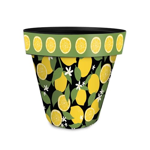 Summer Planter 11.75 x 11 x 11 Lemons Medium (Lemons / Medium)