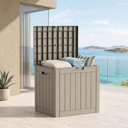 Outdoor Storage Box (Grey / 35 Gallon 3.1 M)