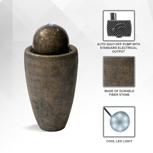 25.98" H Outdoor Water Fountain (Bronze / 25.98"H)