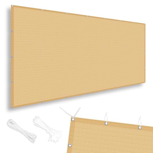 Shade Cloth 3x15 FT Sun Shade (3' x 15' custom size / Sand)