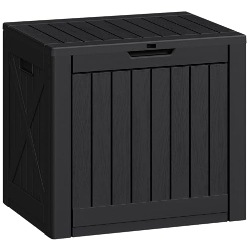 40 Gallon Outdoor Deck Box (40 Gallon / Dark Black)