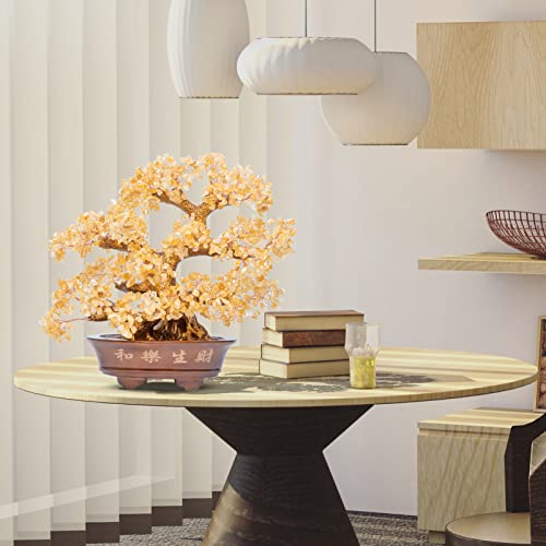 Natural Large Citrine Tree
