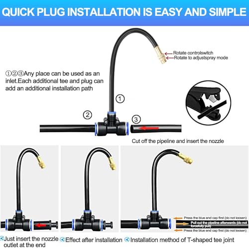 360° Adjustable Drip Irrigation System for Garden
