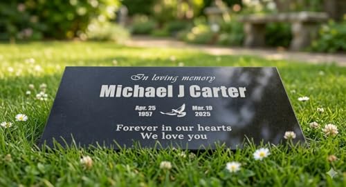 24x12 Personalized Granite Memorial Plaque (24 × 12 × 0.38 Txt)