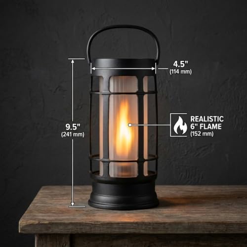 Metal Solar Lanterns Outdoor Waterproof (2 Count)