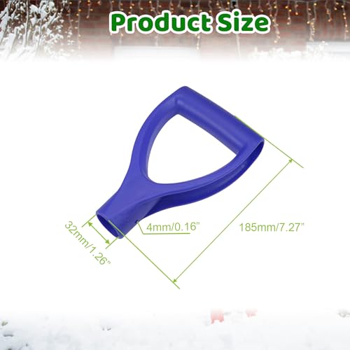 D Grip Shovel Handle Replacement (Blue)