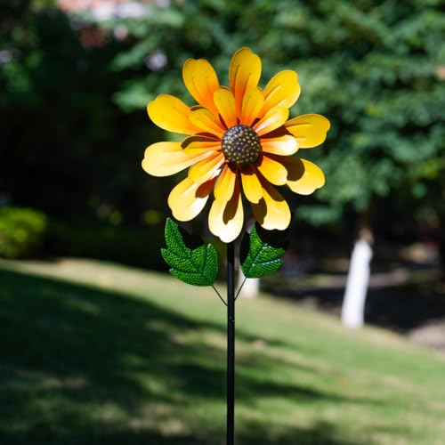 Sunflower Wind Spinners Outdoor (13inch(Sunflower-A))