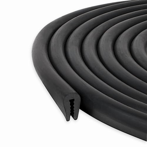 Black U Channel Edge Trim Seal EPDM 15