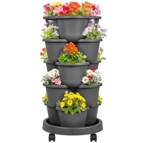 5 Tier Vertical Garden Planter (Dark Gray / 5 Tier)