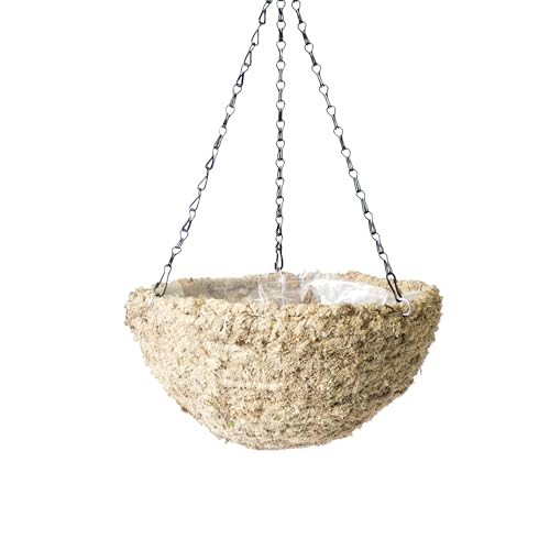 29241D MossWeave Hanging Basket (Blond / Medium 14.5” D)