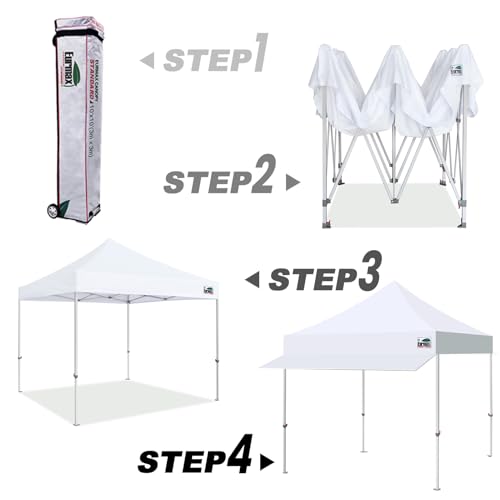 USA 10x10 Pop Up Canopy Tent (Awning Canopy / White)