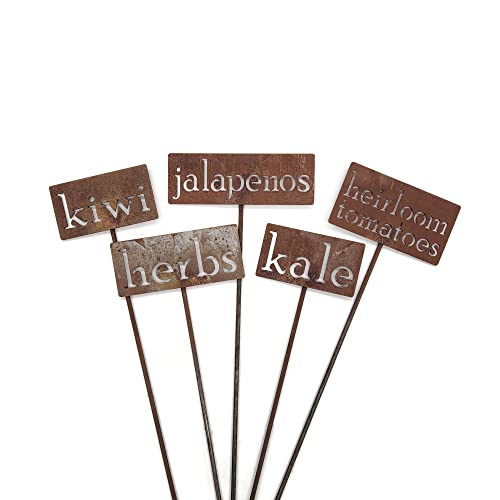Classic Metal Garden Markers 19 Inches Tall