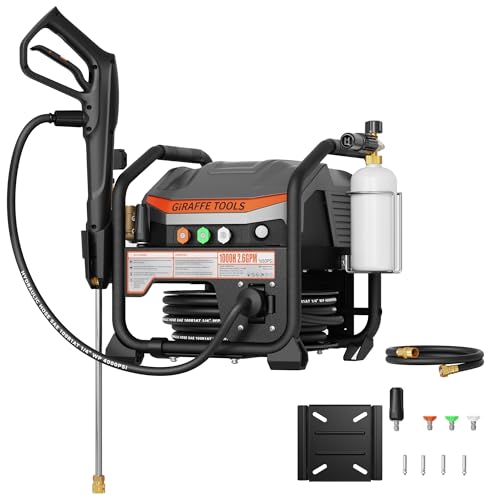 Crossfalls Wall Mounted Pressure Washer Ultra with 50FT Hose (50ft)