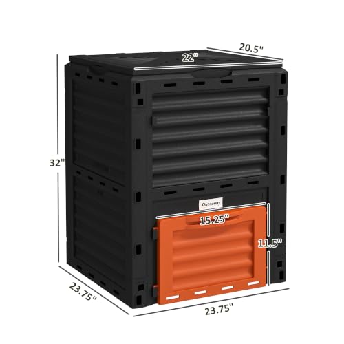 Garden Compost Bin (Orange)