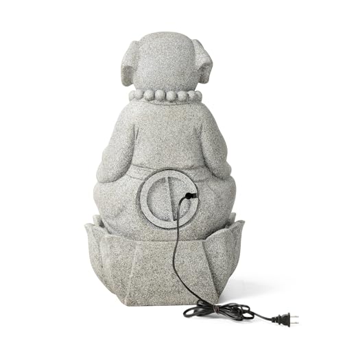 Water Fountain Outdoor (Concrete Dog / 22"H)