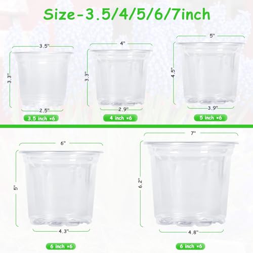 30 Pack 3.5 4 (3.5/4/5/6/7 Inch 30 pack)