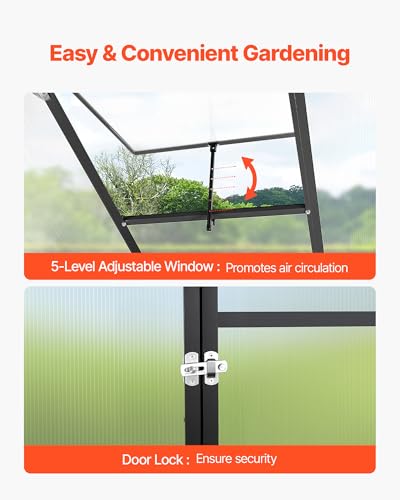 6 x 4 FT Polycarbonate Greenhouse (6*4 Ft)