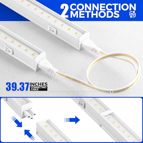 T5 Grow Lights for Indoor Plants (White / 2ft-white Cover)