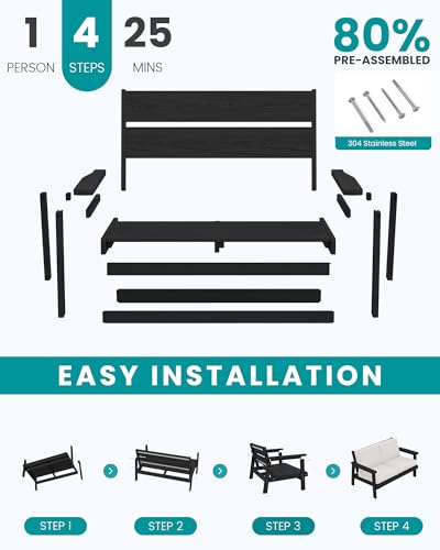 Outdoor Patio Furniture Set (5 Count)