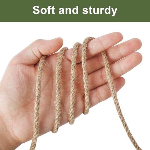 Natural Jute Twine 656ft 4mm (656 Foot)