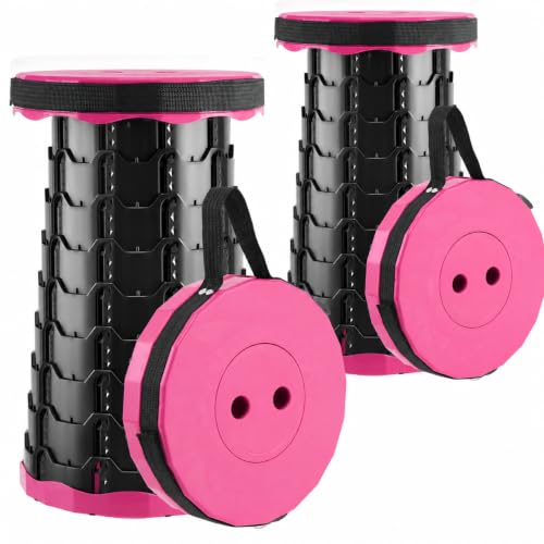 Upgraded Foldable Stool Thickened (Pink / 2pack)