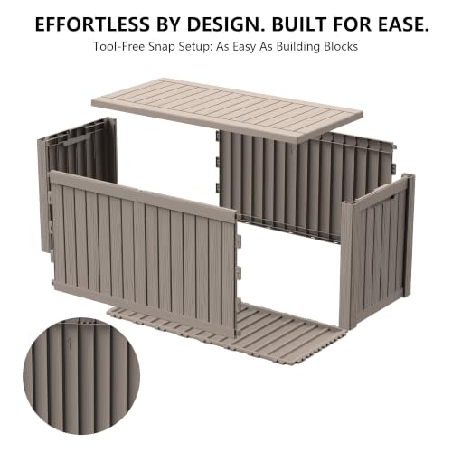 Outdoor Storage Box (Grey / 180 Gallon 3.0)