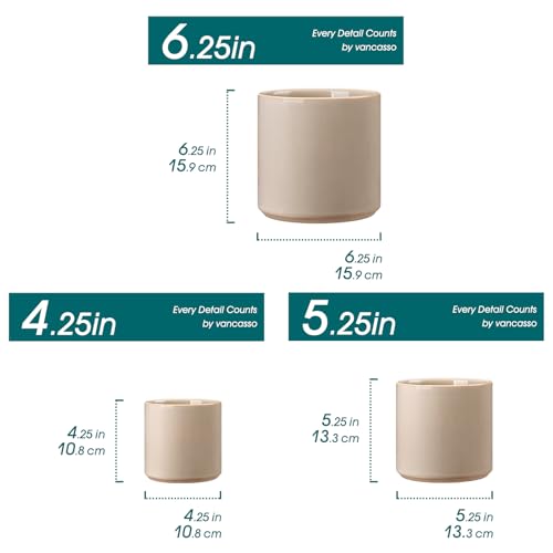 Ceramic Plant Pots (3 Count)